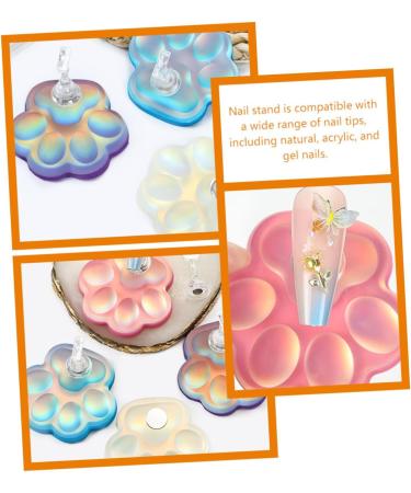 Healeved 1 Set magnetic nail holder nail kits display stand Nail supplies crystal nail holder for painting nails magnetic Symphony Accessories nail frame press on nail stand - Buy Online on GoSupps.com