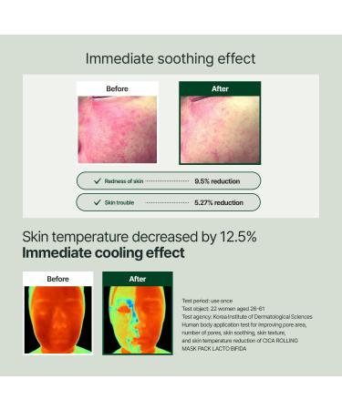MEDITHERAPY CICA Rolling Mask Lacto Bifida - 7 Pack (29g each) | Calming & Hydrating Korean Skincare - Buy Online on GoSupps.com