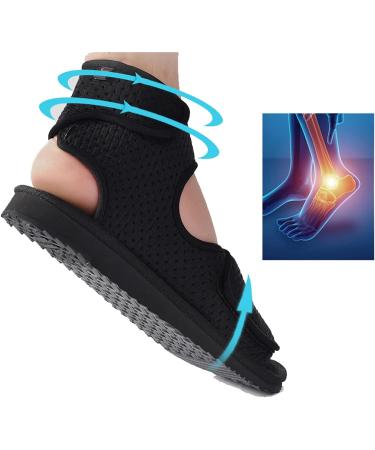 MisFun Men Diabetic Shoes | Wide Width Men's Slippers with Ankle Support | Size 10.5 Black - Buy Online on GoSupps.com