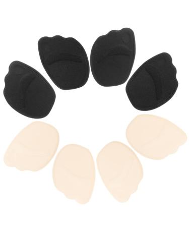 Mipcase Metatarsal Pads for Women 4 Pairs Forefoot High Heels Shoes Insoles Thickened Anti-Sliding Pads Shock Cushioning Foot Pad Shoe Inserts