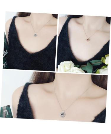 CALLARON 100 Necklaces A Necklace Womens Necklace Rose Gold Necklace Heart-shaped - Buy Online on GoSupps.com