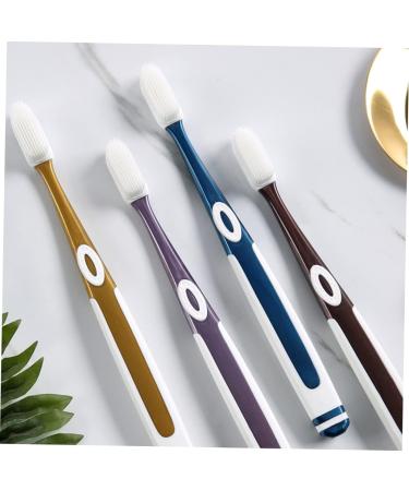 Angoily 8-Pack Nano Toothbrush for Thorough Cleaning - Travel & Camping Accessories with TPU Replacement Heads in Assorted Colors - Buy Online on GoSupps.com