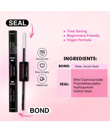 Buy Lash Bond and Seal 10ml - Super Strong Hold Eyelash Extension Glue & Seal for DIY - Waterproof Lasts 48-72 Hours - Buy Online on GoSupps.com