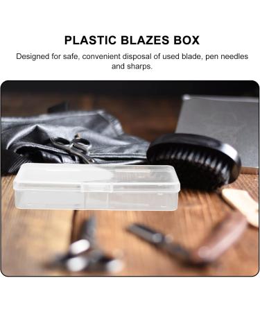Topbathy 10-Pack Disposable Razor Blade Cases - Transparent Organizers for Hairdressing & Safe Disposal - Buy Online on GoSupps.com