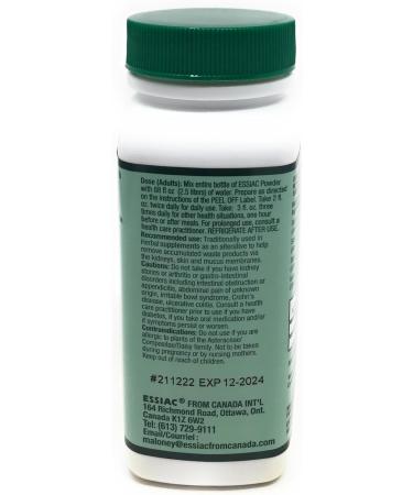 ESSIAC All-Natural Herbal Tea Powder 42.5g Bottle | Powerful Antioxidant Blend to Help Promote Overall Health & Well-being | Original Formula from 1922 - Buy Online on GoSupps.com