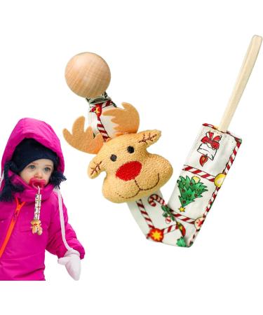 Intoximt Pacifier Clips - Safe & Stylish Baby Pacifier Clips for Christmas | Perfect for Drooling & Teething - Buy Online on GoSupps.com