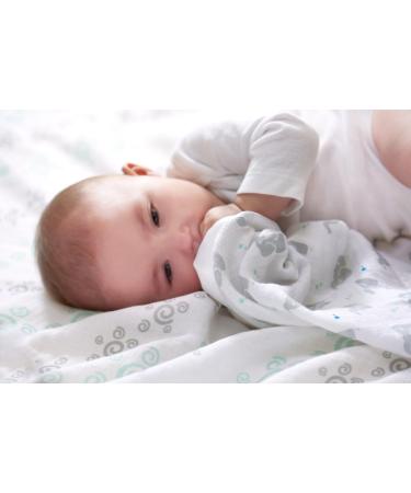 Aden + Anais Muslin Swaddle Plus Baby Star - Elephants | Soft & Breathable Fabric - Buy Online on GoSupps.com