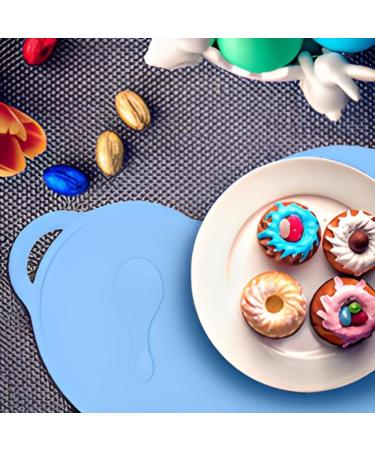Silicone Baby Placemat - BPA-Free, Washable & Reusable Food Grade Mat for Kids - Non-Slip Dining Table Protector in Pink - Buy Online on GoSupps.com