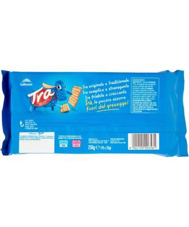  Cracker Galbusera Tra Cracker Pack of 3 savory snacks (10 x 25 g) 250 g of savory biscuits - Buy Online on GoSupps.com