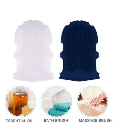 Heallily Silicone Shower Glove Brush 2pcs - Body Massage & Scrubber Gloves - Buy Online on GoSupps.com