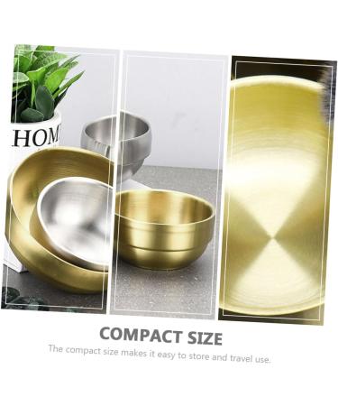 Angoily Stainless Steel Shaving Cream Bowl - 304 Marble Deep Container Tool for Men - Buy Online on GoSupps.com