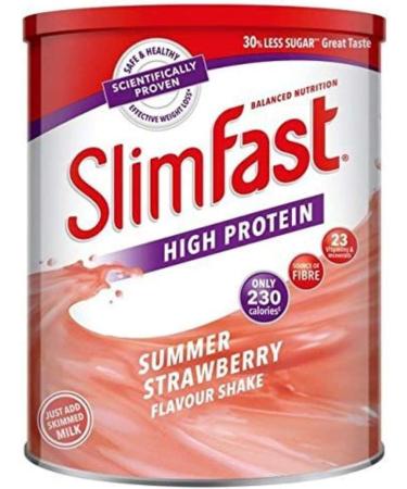 SlimFast High Protein Meal Replacement Shake Summer Strawberry 365g profitez de la Slim Fast Magic pour perdre du poids vous sentir nergis et garder le contr le de votre vie - Buy Online on GoSupps.com
