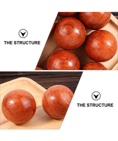 Buy FRCOLOR 6-Pack Solid Wood Acupressure Massage Balls - Traditional Chinese Foot & Hand Roller for Health Care - International Shipping Available - Buy Online on GoSupps.com