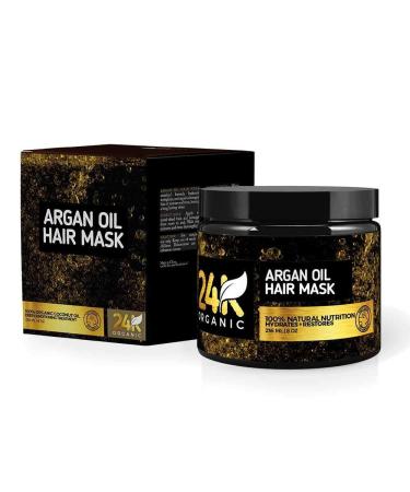 Argan Oil Hair Mask - Deep Conditioner & Hair Moisturizer for Dry Damaged Color Treated Hair - International Shipping Available - Buy Online on GoSupps.com