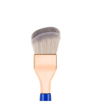 Bdellium Tools Professional Makeup Brush - Golden Triangle 951 Small Slanted Double Dome Blender | Vegan Soft Synthetic Fibers for Blending - Blue (1pc - Buy Online on GoSupps.com