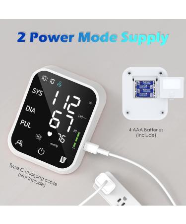 Blood Pressure Monitors CE Approved UK - Blood Pressure Monitor Upper Arm for Home Use Blood Pressure Machine with BP Cuff LED Backlight Display Heart Rate Detection 2x99 Records Cuff 22-42cm - Buy Online on GoSupps.com