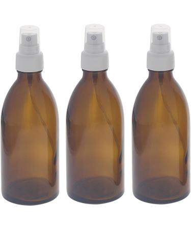 3 150 ml Brown Glass Spray Bottles with Atomizer - Kosmetex Narrow Neck for Perfume Essential Oils & More - Buy Online on GoSupps.com