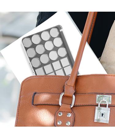Zerodeko Lot de 2 Palettes Magn tiques Vides 24 Emplacements en M tal Noir pour Fards Paupi res Plateau Compact DIY pour Maquillage Professionnel Organisateur de Palette de Fards - Buy Online on GoSupps.com