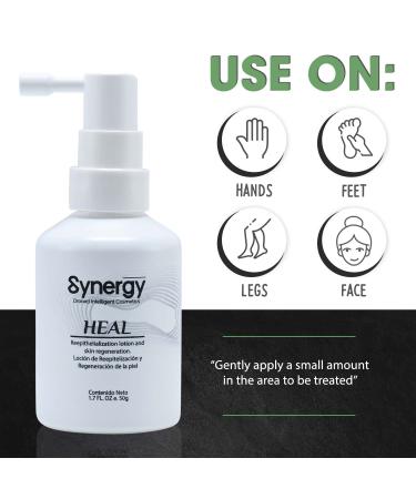 Synergy Heal Skin Care Serum - 1.7fl oz for Stretch Marks Acne & Scars - Best Facial & Body Treatment - Buy Online on GoSupps.com