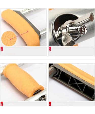 Crutches for Adults Underarm Handicapped Crutches/Canes for Handicapped Persons with Adjustable Length of 103-150 Cm Great for Travel or Work Independence Dubbel -2 - Buy Online on GoSupps.com