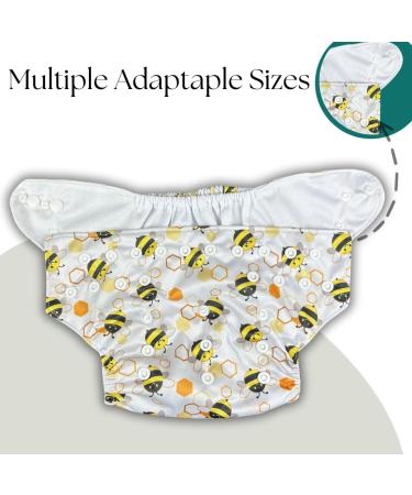 Alimos Swim Nappy & Waterproof Bag | Washable & Reusable for Happy Baby | UK Brand Bee | 0-3 Years - Buy Online on GoSupps.com