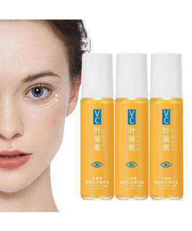 S rum pour les yeux la Lutein s rum r parateur anti-rides pour les yeux avec VC et lut ine huile essentielle de lut ine pour les yeux pour att nuer les poches sous les yeux et les cernes (8ml 3PC) 3PC 8 ml (Lot de 1)