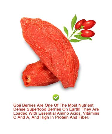 Buy Plantgift Goji Berries 125g - Antioxidant Superfood for Baking Teas & Smoothies | Keto Vegan Non-GMO - Buy Online on GoSupps.com
