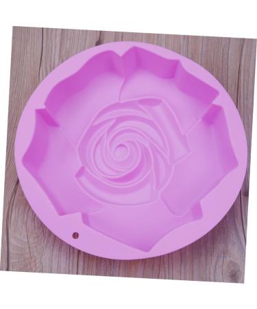 HOMSFOU 3pcs Rose Cake Mold Silicone Flower Cake Pan Homemade Soap Molds Birthday Cake Mold Silicone Muffin Cup Silicone Pie Baking Pan Baking Tiramisu Pan Mini Bread Pan Silica Gel 24X24X5CMx3pcs - Buy Online on GoSupps.com