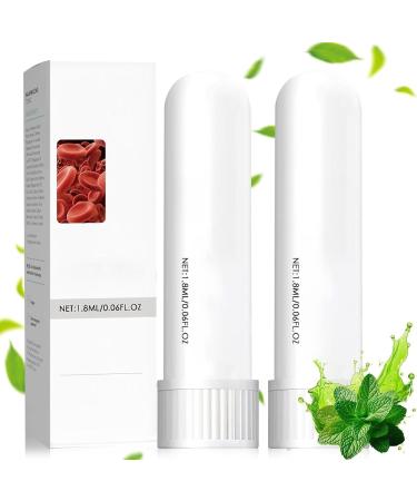 TKAART Memory Boost Inhaler for Focus & Mental Clarity - Natural Essential Oil Nasal Inhaler Portable Anti-Aging Aromatherapy Stick for Brain Health Concentration Support (2 Pcs)