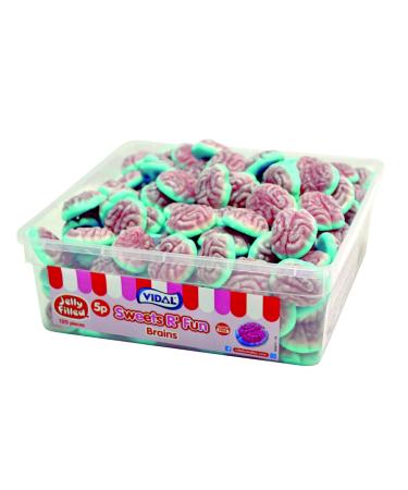 Jelly Filled Brains Fruity in Tub (120 Brains)