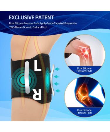 2023 Upgraded Sciatica Pain Relief Brace | Active Plus Black Brace for Sciatic Nerve Pain | As Seen On TV | Unisex - Buy Online on GoSupps.com