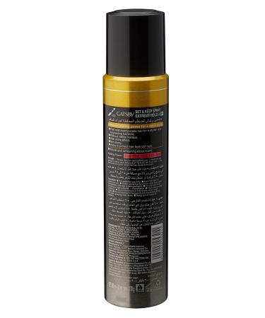 Gat'sby. Set & Keep Hair Spray - Extreme Hold | Quick Drying Long Lasting Hold No Flaking & Natural Shine | Non Sticky & Easy Wash Off | Styling Hair Spray | 250ml - Buy Online on GoSupps.com