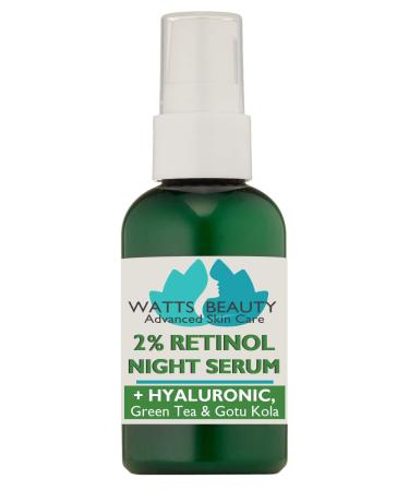 2% Retinol Serum with Hyaluronic Acid for Smooth Clear Skin - Perfect for Blemish Prone Skin Oily Skin Aging Skin Wrinkles Fine Lines Large Pores Complexion Issues and More - 4 oz 4 Ounce Pump