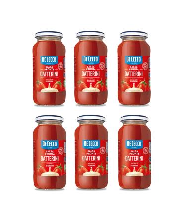 De Cecco Brothers 6x De Cecco Ready Sauce Datterini with Giarratana Onion tomatensaus cant en clare saus met ui van Giarratana 300 g