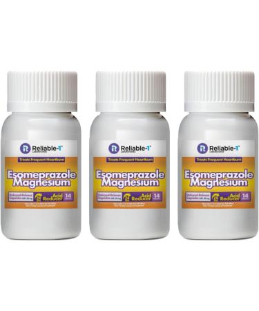 1 LABORATORIES Esomeprazole Magnesium 20mg Delayed-Release Capsules - 42ct for Acid Reduction (Pack of 3) - Buy Online on GoSupps.com