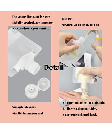 Yatiale Portable Travel Liquid Makeup Bag | Transparent Clamshell for Lotion & Shampoo (100ml) - International Shipping Available - Buy Online on GoSupps.com