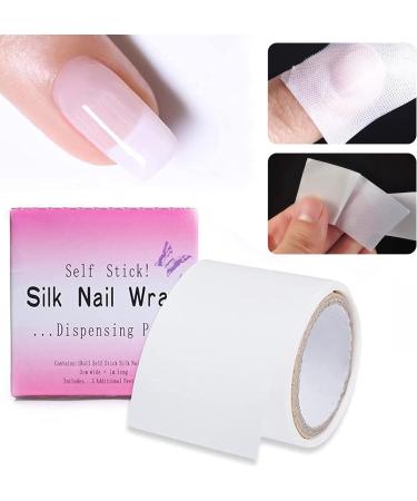 4 Roll Nail Repair Fiberglass Silk Wrap Self Adhesive for Gel Nail Extension - DIY Nail Art Tool for Home or Salon Use - Buy Online on GoSupps.com