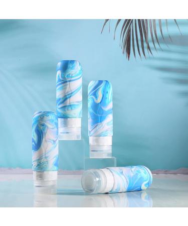 Gemice Travel Bottles 85ml - TSA Approved Leak-Proof BPA-Free Travel Accessories for Shampoo & Soap (Set of 4) - Buy Online on GoSupps.com