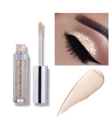 Glitter Eyeshadow Liquid Shimmer Glitter Metallic Eyeliner Makeup Long Lasting Quick-Drying Gel-Based Formula Multi-Dimensional Eye Looks Eye Shadow Kits Gift A1