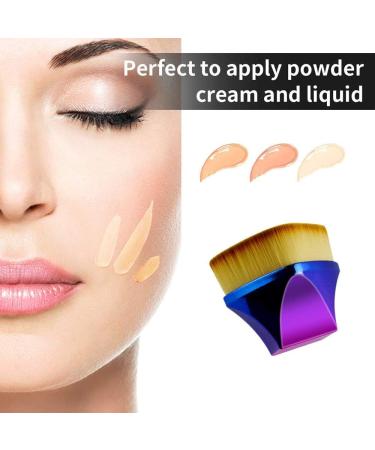 Petal-Shaped Foundation Brush Foundation Makeup Brush Multifunctional Base Makeup Brush Make up Quickly Suitable for Mixed Liquid (blue) - Buy Online on GoSupps.com