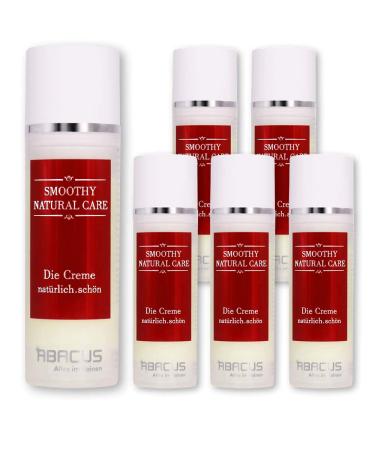 ABACUS ABACUS Smoothy Natural Care 7650.6 Pack of 6 hand creams with shea butter avocado oil jojoba oil orange oil argan oil 50 ml