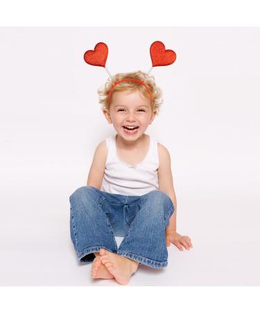 Lezevn Valentine's Day Heart Headband Red Love Glitter Headband Valentines Day Hair Hoops Heart Hair Accessories for Women (3) - Buy Online on GoSupps.com