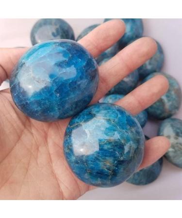 Natural Blue Apatite Palm Polished Quartz Crystal Collection Gemstone 1PC Reiki Stone ERTEYIN - Buy Online on GoSupps.com
