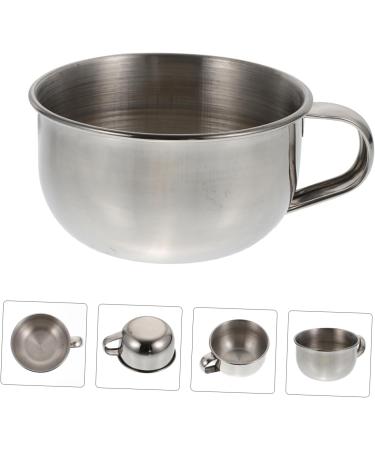 Shop Minkissy 7 Pcs Stainless Steel Shaving Soap Bowl Set - Wooden Man Soap Bubbles for a Superior Shaving Experience - Buy Online on GoSupps.com