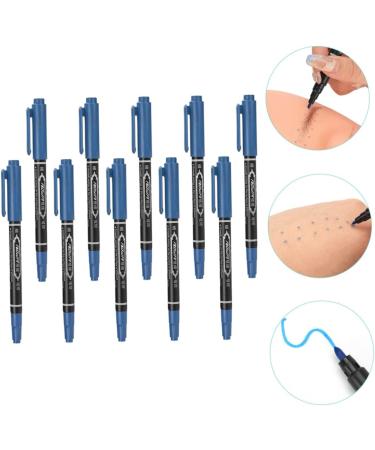 NOLITOY 10pcs Eyebrow Marker Pen Cosmetic Liner Beauty Marker Lip Mapping Pen Plastic Water Proof Use a Pen 13.9x1.8cm Blue - Buy Online on GoSupps.com