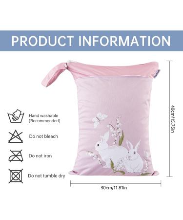 Maeau Wetbags for Fabric Diapers - Reusable Waterproof Diaper Bag Organizer (30x40cm) | 31 Patterns for Gym & Kindergarten Use - Buy Online on GoSupps.com