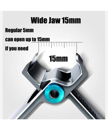 iLoveDeco Giant Nail Clippers - 15mm Wide Jaw Opening, Curved Blades, Stainless Steel for Thick Nails - Toe & Fingernail Clippers - Buy Online on GoSupps.com
