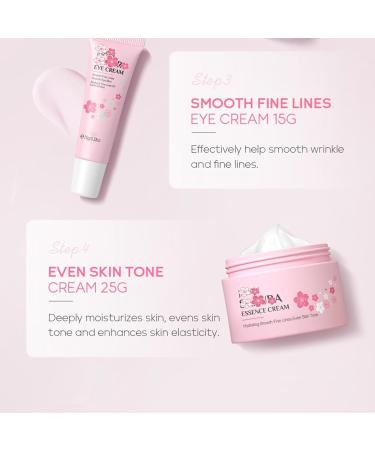 Skin Care Gift Sets for Women Facial Care Set Cherry Blossom Skin Care Sets Moisturizing Facial Skin Care Kit - Buy Online on GoSupps.com