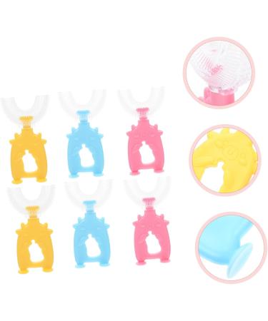 Beaupretty U-Shaped Toothbrush for Kids - 18 Pack Portable Soft Fur Hand Brush | Whole Mouth Cleaning - Buy Online on GoSupps.com
