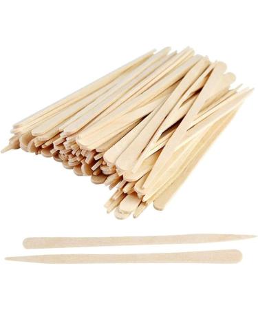 200pcs Wooden Wax Sticks for Hair, Body, Eyebrow Removal - 4 Styles | Wax Spatulas & Applicators - Buy Online on GoSupps.com